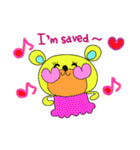 Rainbow bear2 English ver（個別スタンプ：9）
