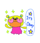 Rainbow bear2 English ver（個別スタンプ：13）