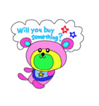 Rainbow bear2 English ver（個別スタンプ：14）