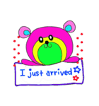 Rainbow bear2 English ver（個別スタンプ：17）