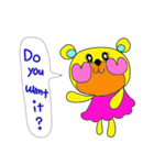 Rainbow bear2 English ver（個別スタンプ：19）