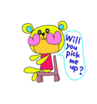 Rainbow bear2 English ver（個別スタンプ：22）