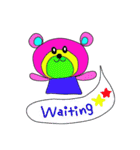 Rainbow bear2 English ver（個別スタンプ：23）