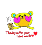 Rainbow bear2 English ver（個別スタンプ：26）