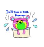 Rainbow bear2 English ver（個別スタンプ：28）