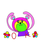 Rainbow bear2 English ver（個別スタンプ：33）
