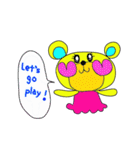 Rainbow bear2 English ver（個別スタンプ：36）