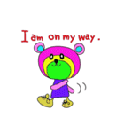 Rainbow bear2 English ver（個別スタンプ：37）