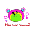 Rainbow bear2 English ver（個別スタンプ：38）