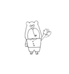 クマとタマゴの日常（個別スタンプ：3）