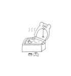 クマとタマゴの日常（個別スタンプ：4）