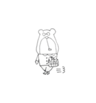 クマとタマゴの日常（個別スタンプ：8）