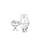 クマとタマゴの日常（個別スタンプ：9）