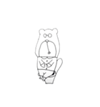 クマとタマゴの日常（個別スタンプ：10）