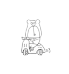 クマとタマゴの日常（個別スタンプ：11）