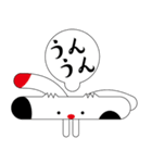 Somehow cute！ Flat dog（個別スタンプ：14）