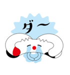 Somehow cute！ Flat dog（個別スタンプ：32）