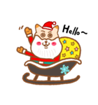 [howdiemeow] Spend Christmas with you（個別スタンプ：12）
