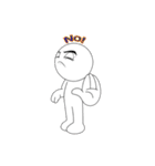 Cool Circle Head（個別スタンプ：38）