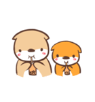 otter and young crab 3（個別スタンプ：8）