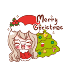 Little Santa Merry Christmas Sticker（個別スタンプ：1）