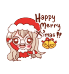 Little Santa Merry Christmas Sticker（個別スタンプ：2）