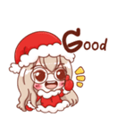 Little Santa Merry Christmas Sticker（個別スタンプ：4）