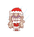 Little Santa Merry Christmas Sticker（個別スタンプ：7）