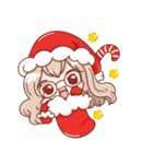 Little Santa Merry Christmas Sticker（個別スタンプ：8）