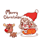 Little Santa Merry Christmas Sticker（個別スタンプ：22）