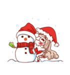 Little Santa Merry Christmas Sticker（個別スタンプ：33）