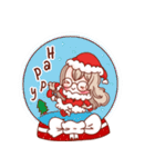 Little Santa Merry Christmas Sticker（個別スタンプ：34）