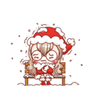 Little Santa Merry Christmas Sticker（個別スタンプ：37）