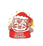 Little Santa Merry Christmas Sticker（個別スタンプ：38）