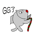 Dead eyes fish Christmas（個別スタンプ：2）