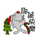 Dead eyes fish Christmas（個別スタンプ：8）