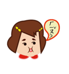 Hair Clip Girl-Daily Life Expression（個別スタンプ：1）