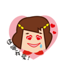 Hair Clip Girl-Daily Life Expression（個別スタンプ：5）
