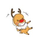 elk+Santa Claus（個別スタンプ：6）