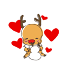 elk+Santa Claus（個別スタンプ：10）
