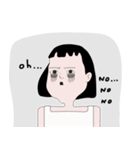 A bright and cute girl（個別スタンプ：10）