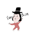 A bright and cute girl（個別スタンプ：19）