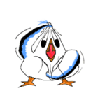 The playing grimaces of flying birds（個別スタンプ：2）