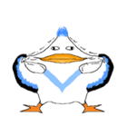 The playing grimaces of flying birds（個別スタンプ：3）