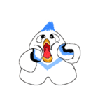 The playing grimaces of flying birds（個別スタンプ：8）
