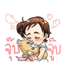 Punch Baby Girl（個別スタンプ：6）