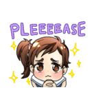 Punch Baby Girl（個別スタンプ：17）