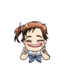 Punch Baby Girl（個別スタンプ：26）