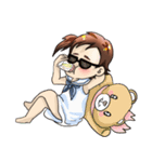 Punch Baby Girl（個別スタンプ：33）
