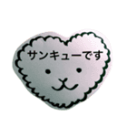もこもこはーと（個別スタンプ：1）